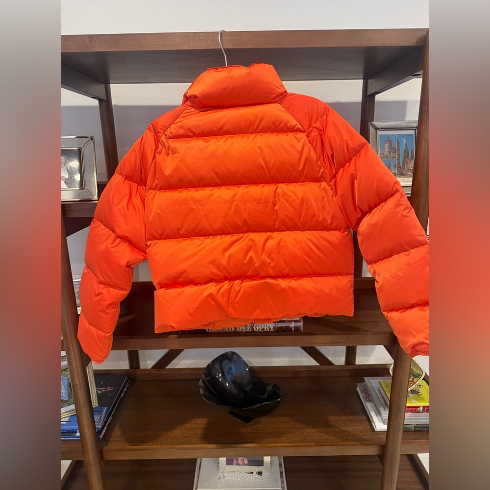 Tory Burch Sport Orange Puffer Jacket - Picture 6 of 7